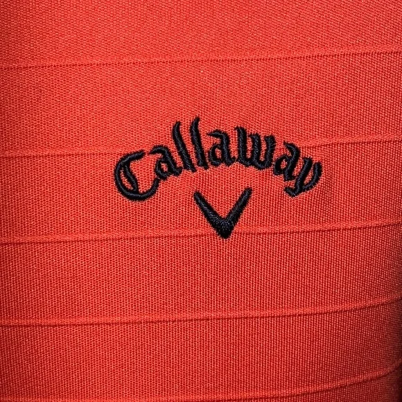 Callaway Men’s Orange Opti-Dry Polo Shirt - Picture 4 of 9